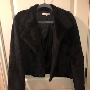 Rabbit fur coat